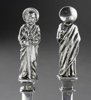 Silver Apostle Spoons - St James the Greater, St Jude